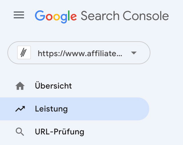 Google Search Console Leistung