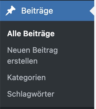 Wordpress Beiträge