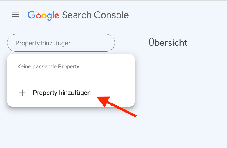 Property in Search Console